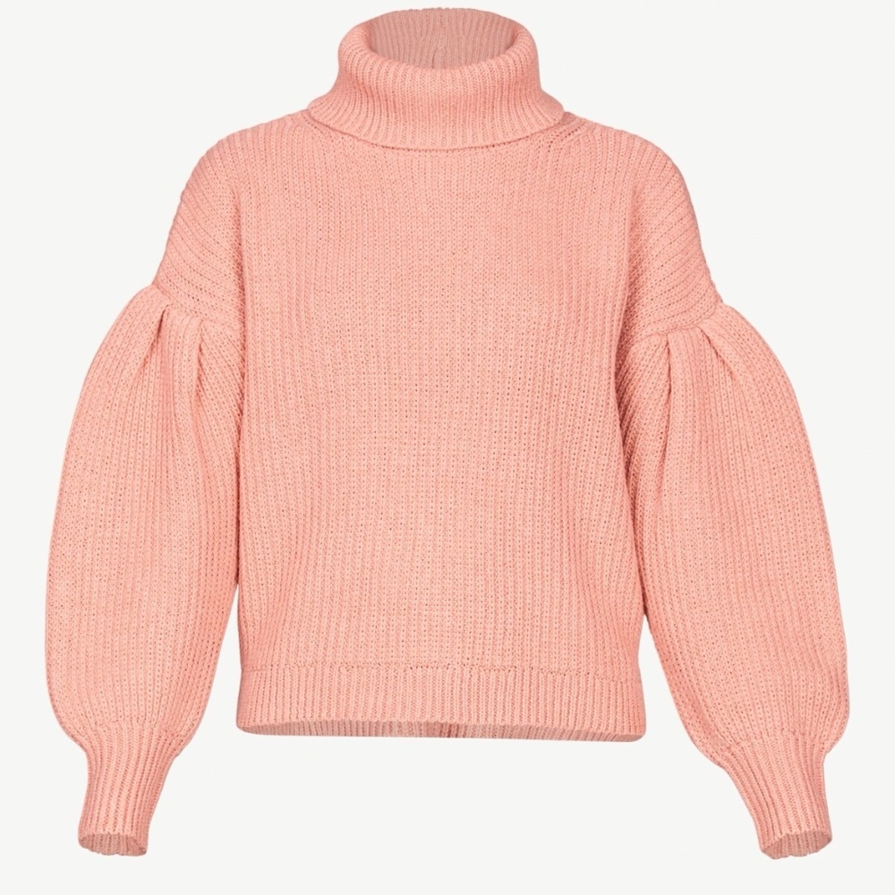 Women's Cowl Neck Sweater with Pleated Shoulders from Free Assembly XL